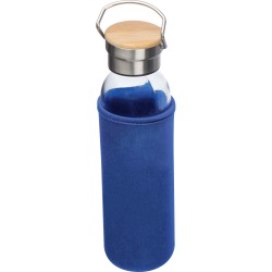 Skleněná láhev s neoprenovým obalem, 600ml