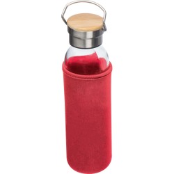 Skleněná láhev s neoprenovým obalem, 600ml