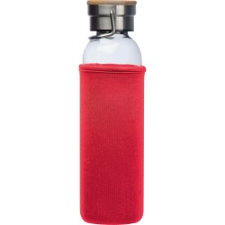Skleněná láhev s neoprenovým obalem, 600ml
