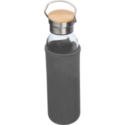 Skleněná láhev s neoprenovým obalem, 600ml