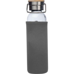 Skleněná láhev s neoprenovým obalem, 600ml