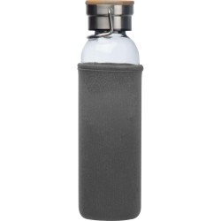Skleněná láhev s neoprenovým obalem, 600ml