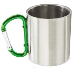 Plechový hrnek s barevnou karabinou