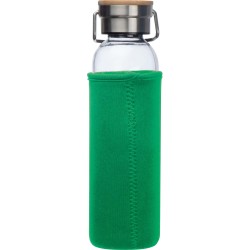 Skleněná láhev s neoprenovým obalem, 600ml