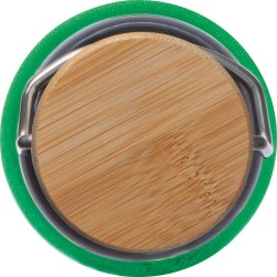 Skleněná láhev s neoprenovým obalem, 600ml