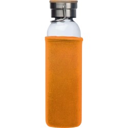 Skleněná láhev s neoprenovým obalem, 600ml