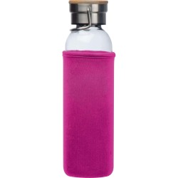 Skleněná láhev s neoprenovým obalem, 600ml