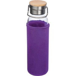 Skleněná láhev s neoprenovým obalem, 600ml