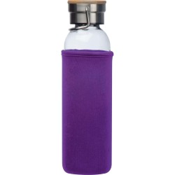 Skleněná láhev s neoprenovým obalem, 600ml