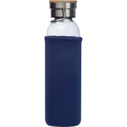 Skleněná láhev s neoprenovým obalem, 600ml
