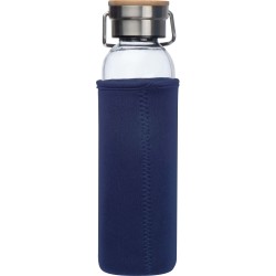 Skleněná láhev s neoprenovým obalem, 600ml