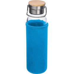 Skleněná láhev s neoprenovým obalem, 600ml