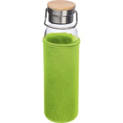 Skleněná láhev s neoprenovým obalem, 600ml