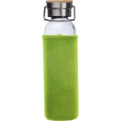Skleněná láhev s neoprenovým obalem, 600ml