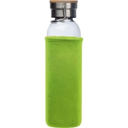 Skleněná láhev s neoprenovým obalem, 600ml