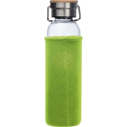 Skleněná láhev s neoprenovým obalem, 600ml