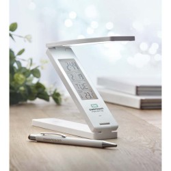 Stolní lampa a meteostanice