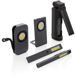 Střední USB pracovní svítilna Gear X z RCS recykl. plastu