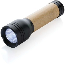 USB svítilna Lucid 1W z RCS recykl. plastu a bambusu