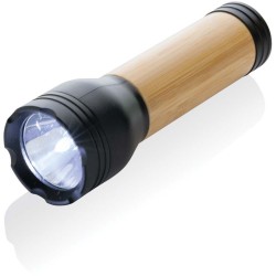 USB svítilna Lucid 3W z RCS recykl. plastu a bambusu