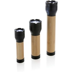 USB svítilna Lucid 3W z RCS recykl. plastu a bambusu