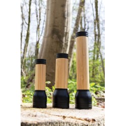 USB svítilna Lucid 3W z RCS recykl. plastu a bambusu