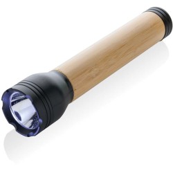 USB svítilna Lucid 5W z RCS recykl. plastu a bambusu