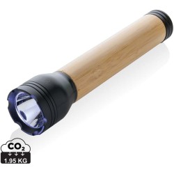 USB svítilna Lucid 5W z RCS recykl. plastu a bambusu