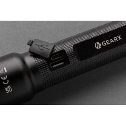 Profesionální USB svítilna Gear X z RCS recykl. hliníku