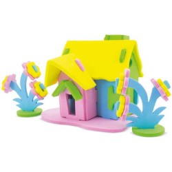 3D puzzle - domky