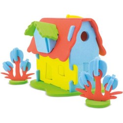 3D puzzle - domky