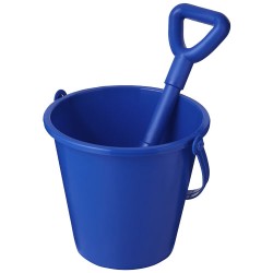 Plážový kbelík a lopatka z recyklovaného plastu Tides