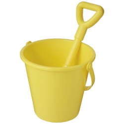 Plážový kbelík a lopatka z recyklovaného plastu Tides