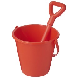 Plážový kbelík a lopatka z recyklovaného plastu Tides