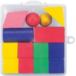 Dřevěná geometrická skládačka