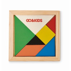 Tangram Dřevěné puzzle Tangram