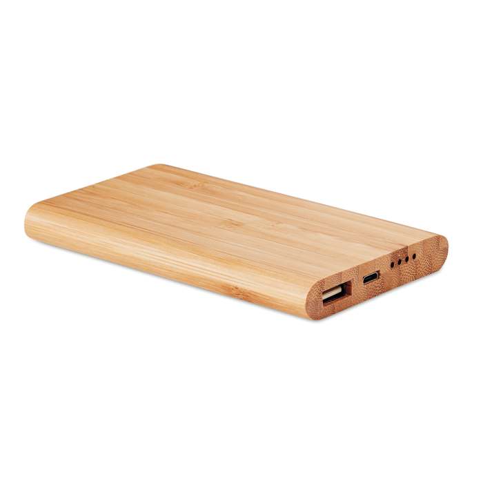Powerbanka 4000 mAh, bambus