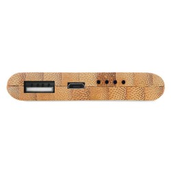 Powerbanka 4000 mAh, bambus
