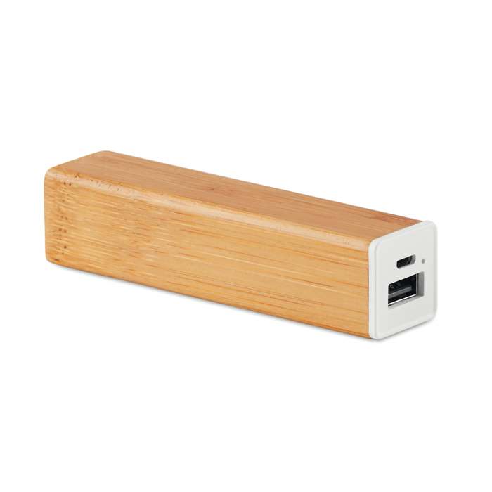 Powerbanka 2200 mAH - bambus