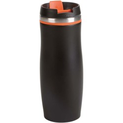Dvoustěnný cestovní termohrnek DARK CREMA