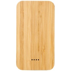 Future bezdrátová powerbanka s kapacitou 6 000 mAh a materiálem bambus/látka