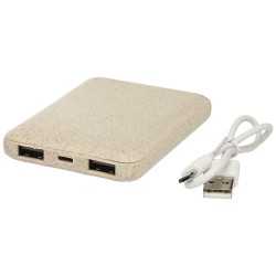 Asama 5 000mAh powerbanka z pšeničné slámy
