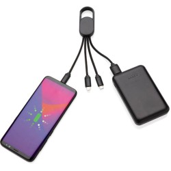 Nabíjecí kabel 4 v 1 s karabinou