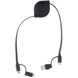 Nabíjecí kabel 6 v 1 z RCS recyklovaného plastu a TPE