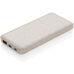 Powerbanka 10 000 mAh z pšeničné slámy