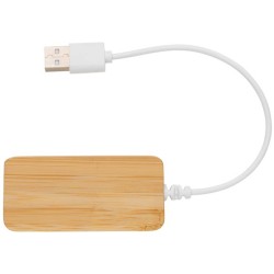 Bambusový USB hub s USB C