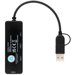 USB hub z RCS recyklovaného plastu