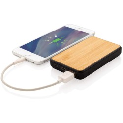 Powerbanka 5 000 mAh z FSC bambusu a RCS Rplastu