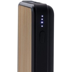 Bezdrátová powerbanka 8 000 mAh z FSC bambusu a RCS Rplastu