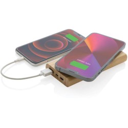 Bezdrátová powerbanka 8 000 mAh 5W z FSC bambusu